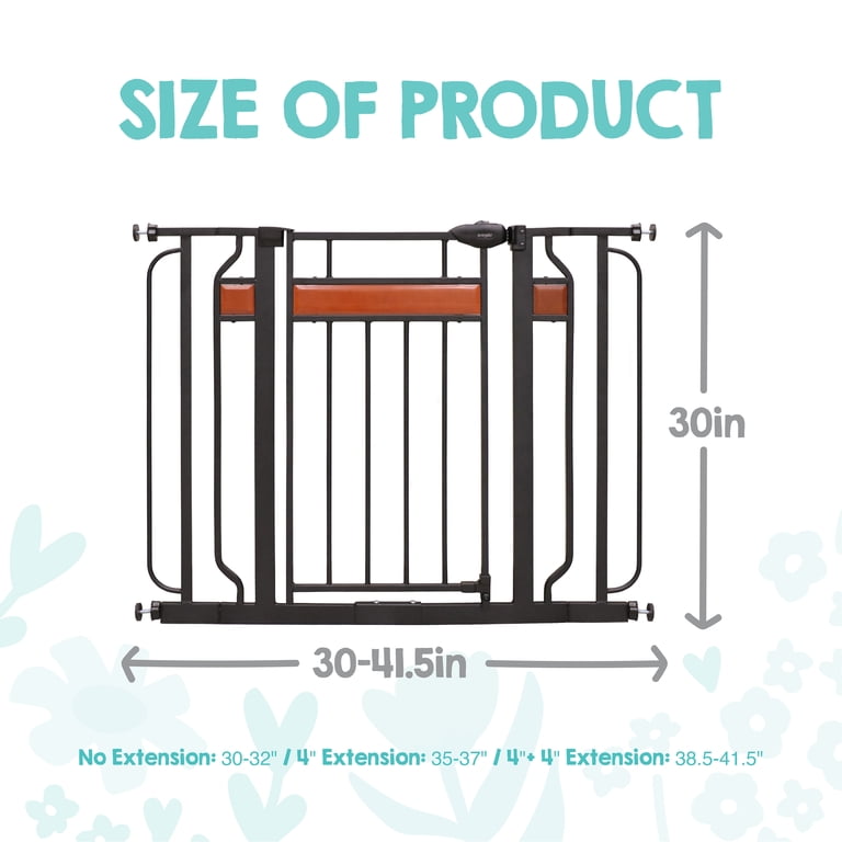 Regalo Home Accents® Extra Wide Walk Thru Baby Safety Gate
