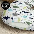 thumbnail image 4 of Sweet Jojo Designs Mod Dinosaur Blue Green and Grey Nursing Pillow Cover Case (Pillow Not Included) (Pillow NOT Included), 4 of 6