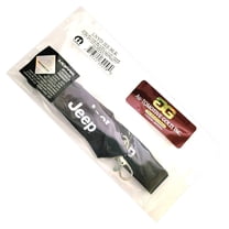 Au-Tomotive Gold Official Licensed for JEEP White Word Black Universal Lanyard Neck Strap Key Chain