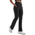 thumbnail image 1 of Pantalones CRZ YOGA Butterluxe de tiro alto acampanados 80 cm Negro S, 1 of 7