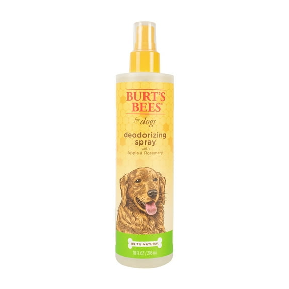 Burt's Bees Natural Dog Deodorizing Spray, Made with Apple & Rosemary, Sulfate & Paraben Free, 10 oz