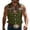 Army Green, variant on Western Shirts For Men Sleeveless Button Collar Cowboy Embroidered Shirt Regular Fit Business Work Office Tee With Floral Design Sky Blue XXXXXL