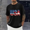 thumbnail image 2 of Taqqpue 4th of July Shirts for Men American Flag Short Sleeve Patriotic Independence Day Tee Top, 2 of 5