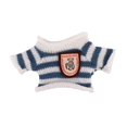 thumbnail image 3 of Ropa para muñecas de 7 pulgadas para niños, crea tu propio atuendo para muñecas, divertido suéter para muñecas. Rayas azules, 3 of 7