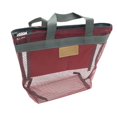 thumbnail image 1 of Bolso de la bolsa de asas de la playa de con el bolso cosmético portátil del viaje de la manija para las comidas campestres borgoña, 1 of 8