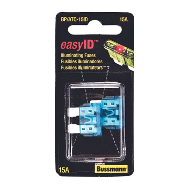 Cooper Bussmann BP/ATC15ID EasyId ATC Illuminating Automotive Blade