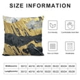 thumbnail image 5 of Black Grey Gold Throw Pillow Covers Gold Foil Stamping Pillow Cases Abstract Decorative Cushion Cases for Sofa Living Room, 5 of 5