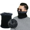 thumbnail image 1 of Visland Unsiex Cycling Neck Wrap Thick Soft Plush Elastic Regular Fit Warm Windproof Cold Resistant Color Matching Outdoor Skiing Skating Scarf, 1 of 7