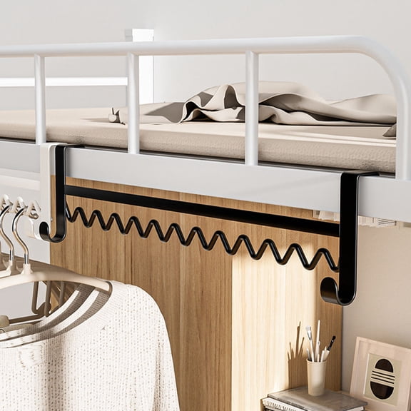 DECORNIJIA Night Storage Rack Bedside Hanging Hook Dorm Essentials Space-Saving Coat Hanger
