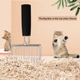 thumbnail image 7 of Stainless Steel Cat Litter Scoop with Ergonomic Silicone Handle & Hook for Easy Storage, Durable & Comfortable Design(Silver), 7 of 7