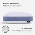 thumbnail image 2 of Bedgear Balance Performance Pillow – 1.0 - Moisture Wicking Bed Pillow for All Sleep Positions - Medium Firmness Bed Pillow - Washable Removable Cover, 2 of 9