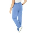 thumbnail image 2 of Woman Within Plus Size Tall Better-Fleece Pull-On Cargo Sweatpants, 2 of 3