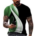 thumbnail image 1 of Men'S T-Shirt Short Sleeve Printed Summer Round Neck Top Trend Casual Sweatshirt 3XL, 1 of 5
