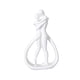 thumbnail image 5 of Estatua de pareja abrazada, adorno minimalista, coleccionable, para el hogar Blanco, 5 of 9