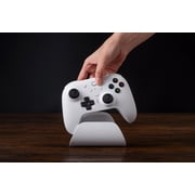 8BitDo Ultimate 2 Wireless Controller for Windows & Android, Gaming Controller with TMR Joysticks, Switchable Hall Effect/Tactile Triggers, RGB Fire Ring, 8Speed Wireless Tech, White