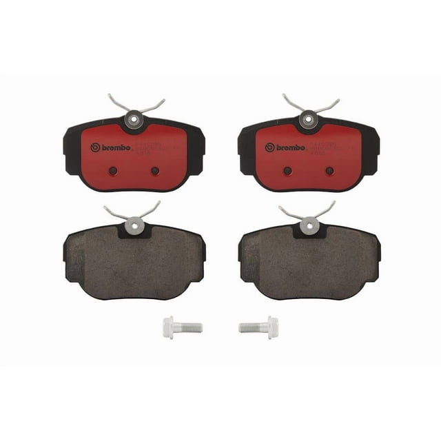 Brembo Brake Pad P44009N NAO; FMSI Number D493-7601; Ceramic; Set Of 4; With Brake Caliper Screws