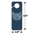 thumbnail image 6 of Meow Cat Kitten Kitty Silhouette Plastic Door Knob Hanger Sign, 6 of 6
