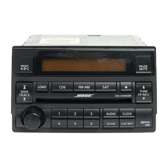Restored 20052006 Nissan Altima AM FM Radio with 6 Disc CD Player Part Number 28185ZB20B (Refurbished)