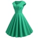 thumbnail image 2 of ICHUANYI Clearance Fashion Sexy Women V-Neck Summer Solid Casual Short Sleeve Mini Dress(Green, XXL) ICHUANYI WER2023080701915, 2 of 5