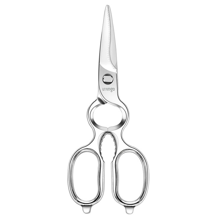 LIVINGO Heavy Duty Kitchen Shears, Come Apart Sharp Stainless Steel Cooking  Scissors 8.5 inch 