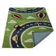 thumbnail image 4 of Rugsotic Carpets Hand Tufted Wool Eco-Friendly Area Rugs - 4'x6', Rectangle, Green, Modern Contemporary Design, High Pile Handmade Anti Skid Rugs for Living Room, Bed Room (K03007), 4 of 5