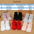 thumbnail image 4 of Infant Walking Shoes Floor Socks Bottom Solid Socks Socks Long Socks Purple 12 Months-36 Months, 4 of 6