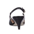 thumbnail image 5 of Womens Cole Haan Juliana Low Slingback Dress Pointed-Toe Pumps - Black/Black Lizard, 5 of 6