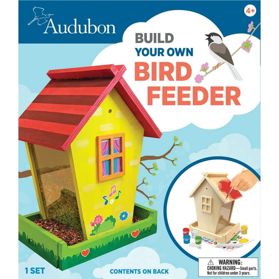 Works of Ahhh Craft Set - Audubon Bird Feeder Buildable Wood Paint Kit