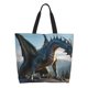 thumbnail image 1 of Balery Wild Blue Cool Dragon Bolsa Tote Estilo Estético con Cremalleras, Bolsa de Hombro, Bolsa de Compras Grande y Plegable, 1 of 8
