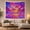 Reflective Shore, variant on Ocean Sunset Over Wet Sandy Beach, Peaceful Dramatic Coastal Scene for Beach Lovers, Coastal Home Decor Housewarming Gift Tapestry Wall Hanging for Bedroom and Living Room
