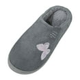 thumbnail image 2 of Winter Slippers for Women 2025 Cute Butterfly Lined Warm Cozy On Slippers Indoor Non House Shoes, 2 of 8