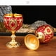 thumbnail image 3 of Copa De Cáliz Vintage, 2PCS De aleación De Zinc, Copas De Vino Irrompibles, Copa Sagrada De Tallo Retro, Copas De Vino Medievales,Copa De Licor De Vino En Relieve, Vaso De, 3 of 8