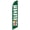 Green, variant on Cobb Promo Advertising Feather Flag 12ft Compatible with 7 Eleven Open 24hrs Green - Replacement Flag Only Without Poleset