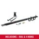 thumbnail image 5 of Rubbermaid FastTrack Garage Storage Utility Hooks, 5 Piece, Black, All in One Rail Hook Kit and Tool Organizer, Heavy Duty for Home/Garage/Shed/Garden, 5 of 9