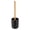Black, variant on Mustard Yellow Toilet Brush and Holder Set with Natural Bamboo Handle - Durable, Elegant Bathroom Accessory for a Clean Home
