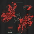 thumbnail image 2 of Boy's The Flash Past, Present, and Future Collage  Graphic Tee Black Small, 2 of 5