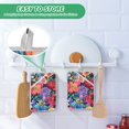 thumbnail image 4 of Yayeee Pot Holders Kitchen Heat Resistant with Pockets 7"x9.8" Cotton Oven Cooking Hot Pads, Serene Floral Pattern, 4 of 7