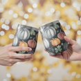 thumbnail image 2 of 12oz Stemless Wine Tumblers Fall Pumpkins and Leaves Pattern Vacuum Insulated Stainless Steel Travel Tumbler Cups Mug with Lid and Straw for Champaign,Cocktail,Beer with Cleaning Brush, 2 of 5