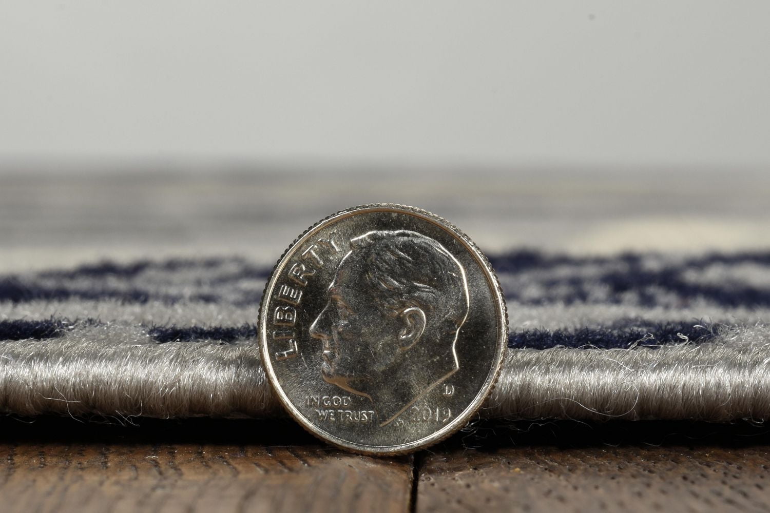 Capri Bridger Grey & Blue 4' 3" x 7' 3" Area Rug