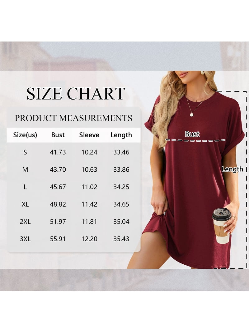 3xl t shirt dress Fancyglim Womens Plus Size Dresses Casual Long Sleeve T Shirt Dress A Line Swing Sundress Gray 3XL, Women's