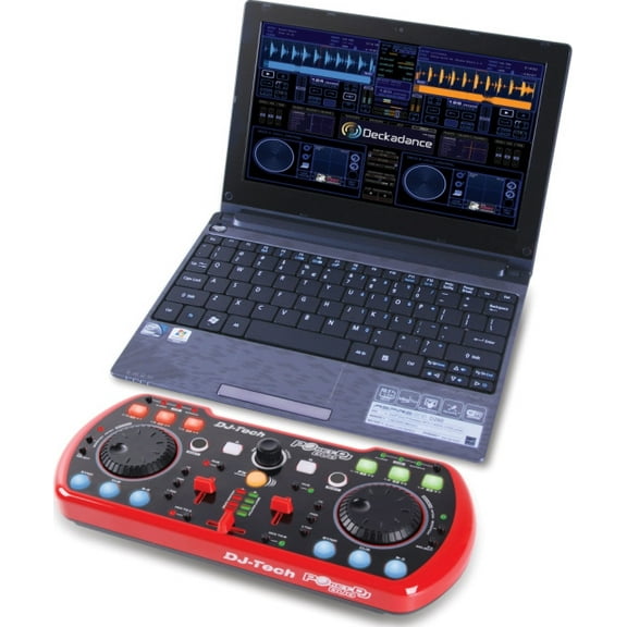 Portable & Compact USB DJ Controller w/Integrated Soundcard & Deckadance LE Software