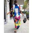 thumbnail image 4 of Dresses for Women Casual Long Sleeve Button Down Shirt Dress for Beach Vacation Work, 4 of 5
