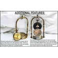 thumbnail image 2 of Hanzla Collection Nautical Clock Ship Table Clock Brass Desk Clock Maritime Brass Compass with Antique Victoria London Pocket Watch, 2 of 4