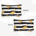 thumbnail image 4 of Fotbe Gold Flamingo Pillow Cases - Envelope Closure - Luxury, Extra Soft, Cooling Pillow Covers - Wrinkle, Fade, Stain Resistant-14"x20", 4 of 9