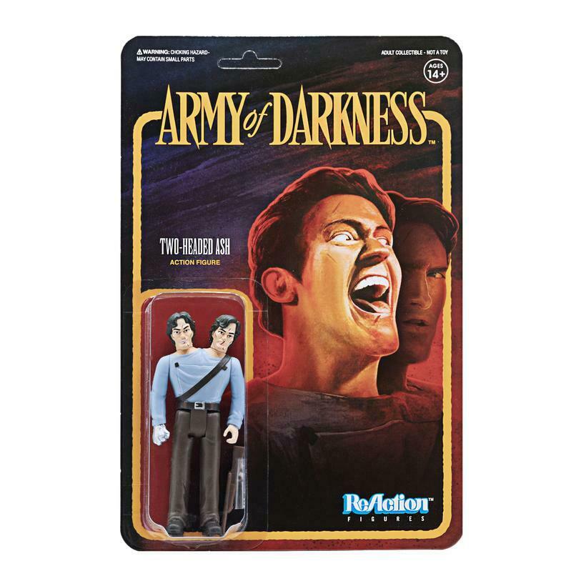 Super7 Army of Darkness Twoheaded Ash ReAction Figure