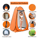 thumbnail image 3 of Vestidor Cambiador Portátil Tienda Campaña1.9m Camping/playa Naranja, 3 of 5