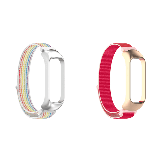 Correa pulsera ajustable con banda nailon para Galaxy Fit2 SM-R220 (multicolor)