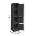 thumbnail image 2 of Locker Metálico 4 Puertas con Cerradura 185 cm | Gabinete Vertical Organizador para Oficina, Escuela o Gimnasio, 2 of 6
