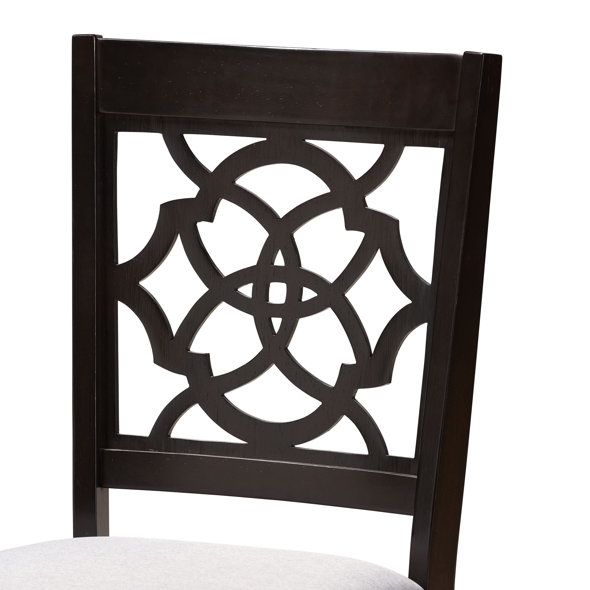 Baxton Studio Valerie Modern Dining Set, 5-Piece, Dark brown
