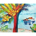 thumbnail image 3 of Betsy Drake TP440 24 x 30 in. Cocoa Nuts & Boat Outdoor Wall Hanging, 3 of 3